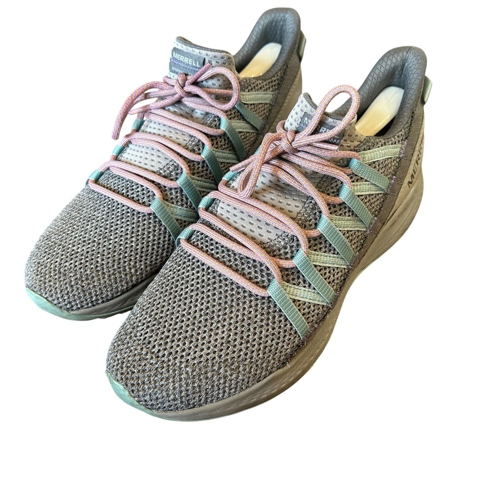 Merrell Bravada Breeze Hiking Shoes Womens Grey Teal J135588W Size 9W